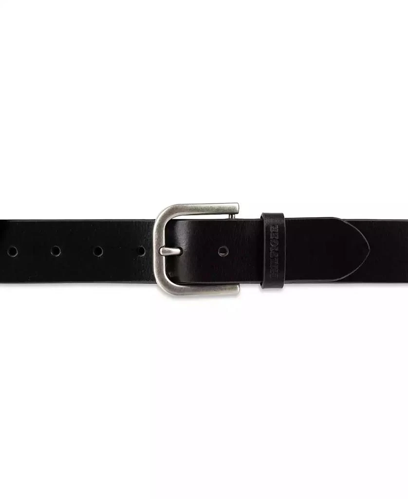 Tommy Hilfiger Men's Genuine Leather Raw Edge Casual Jean Belt 4