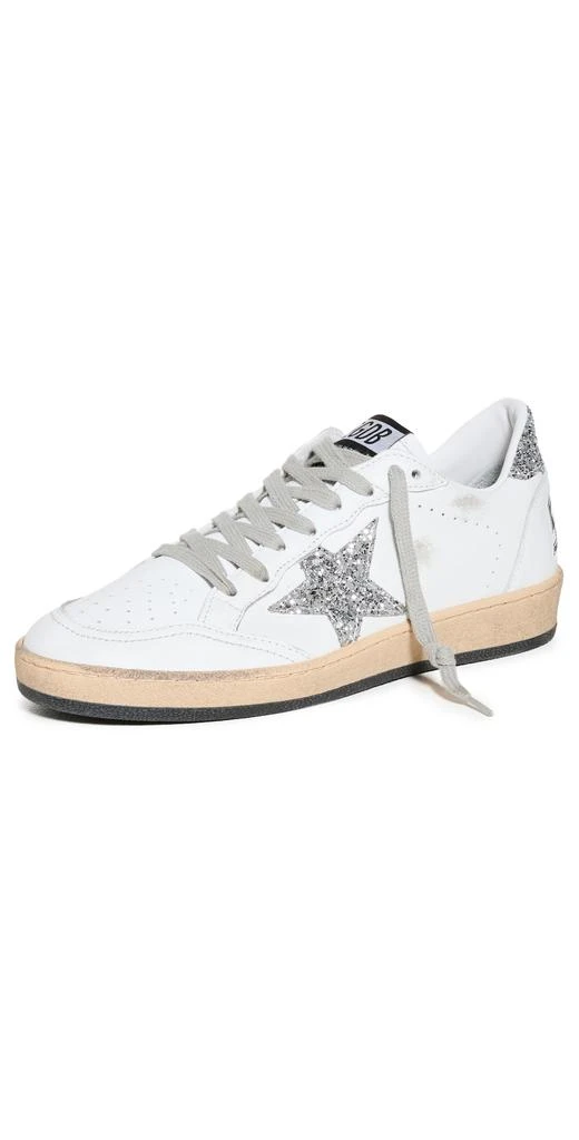 Golden Goose Ball Star Nappa Upper and Spur Glitter Sneakers 1