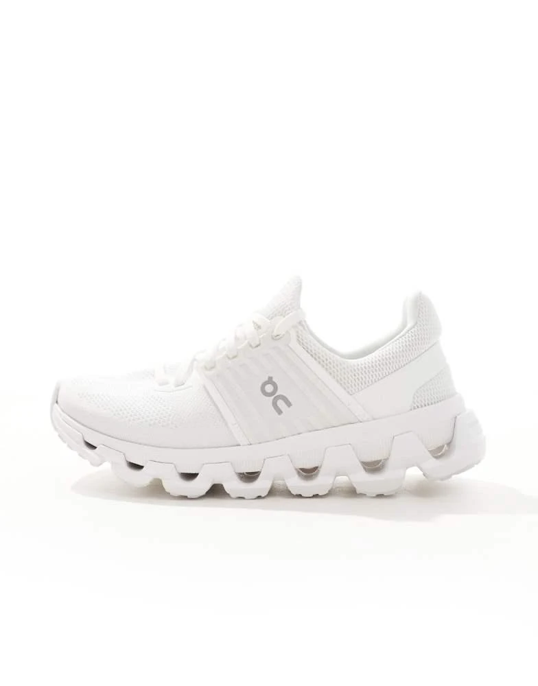 On ON Cloudswift 3 AD running trainers in all white 2