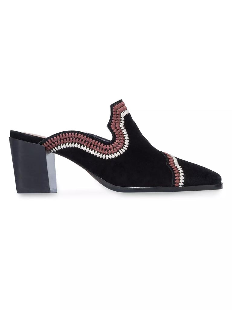 Bernardo Brooklyn Embroidered Mules