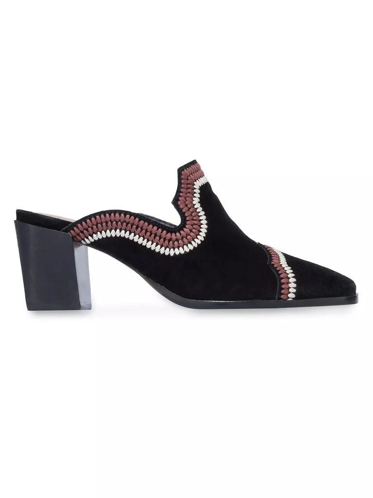 Bernardo Brooklyn Embroidered Mules 1