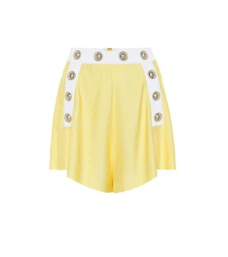 Balmain High-rise knit shorts 1