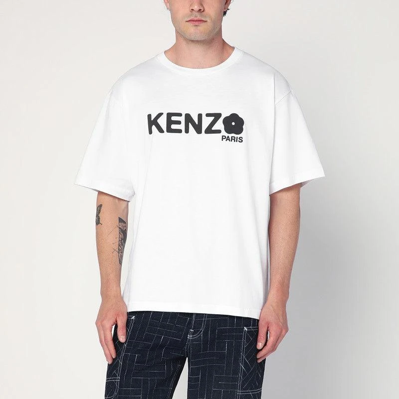 Kenzo Men's Cotton T-Shirt With Logo 1
