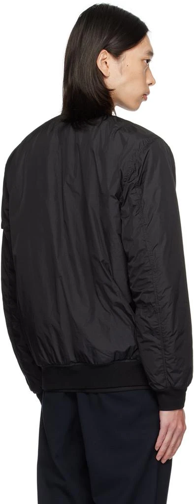 Stone Island Black Wind-Resistant Bomber Jacket 3