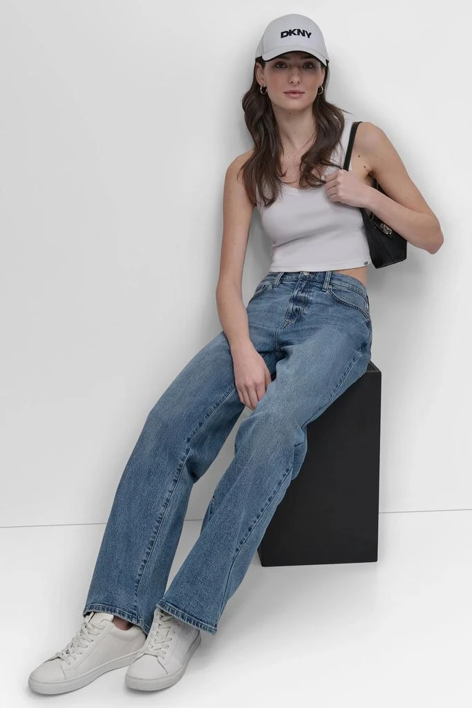 DKNY HIGH-RISE WIDE-LEG JEAN 7