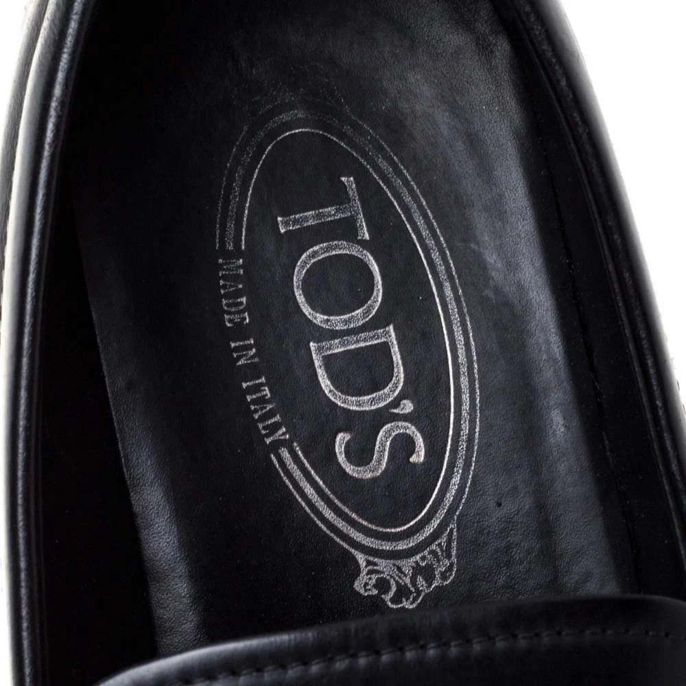 Tod's Tod's Black Leather Penny Slip On Loafers Size 40 7