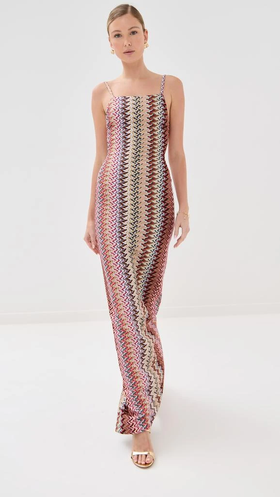 Missoni Long Dress with Open Back 4
