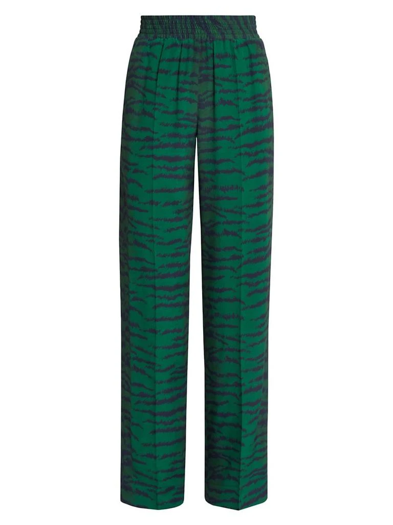 Victoria Beckham Printed Elasticized Trousers 1