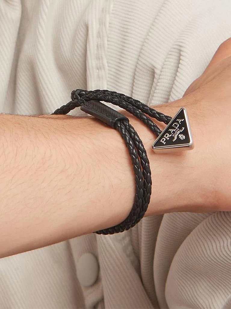 Prada Braided Nappa Leather Bracelet 2