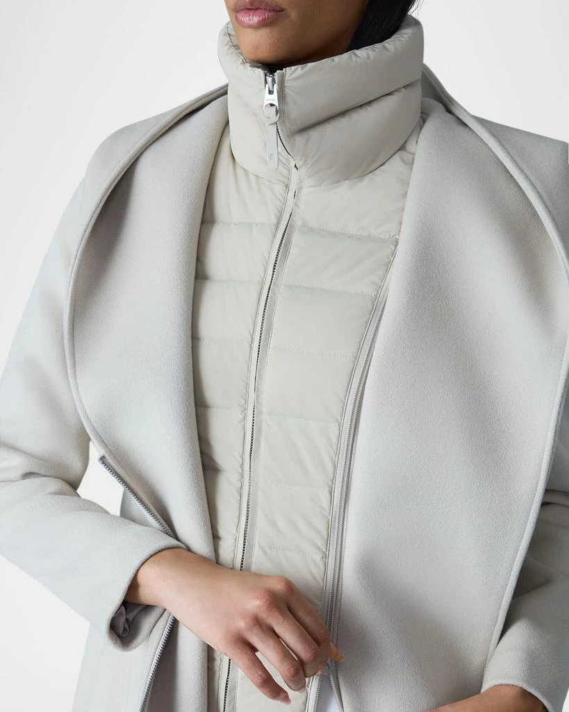 Mackage Shia 2-in-1 Double-Face Wool Coat with Removable Bib 5