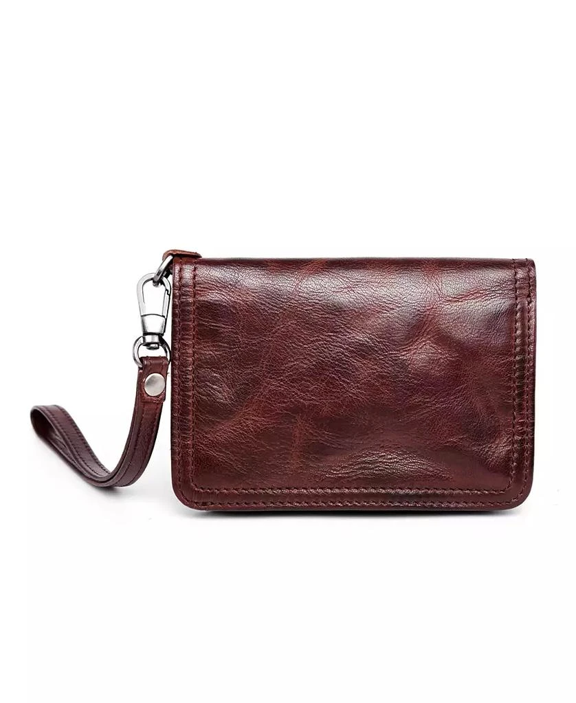 OLD TREND Women's Genuine Leather Basswood Clutch 5