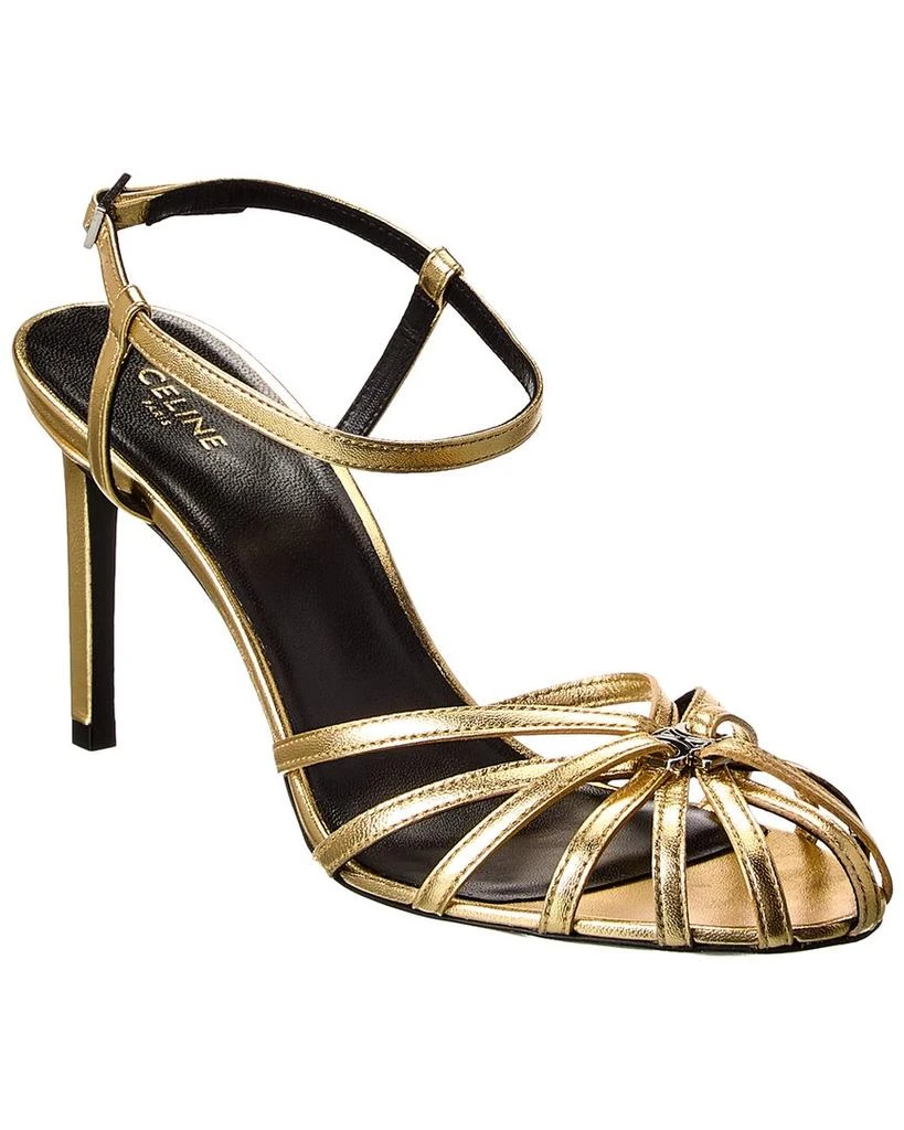 Celine CELINE Triomphe Leather Sandal 1