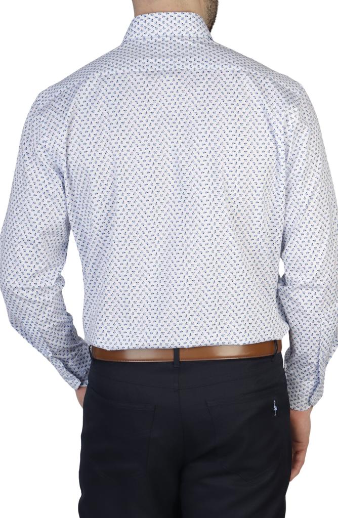 TailorByrd Geo Poplin Stretch Shirt