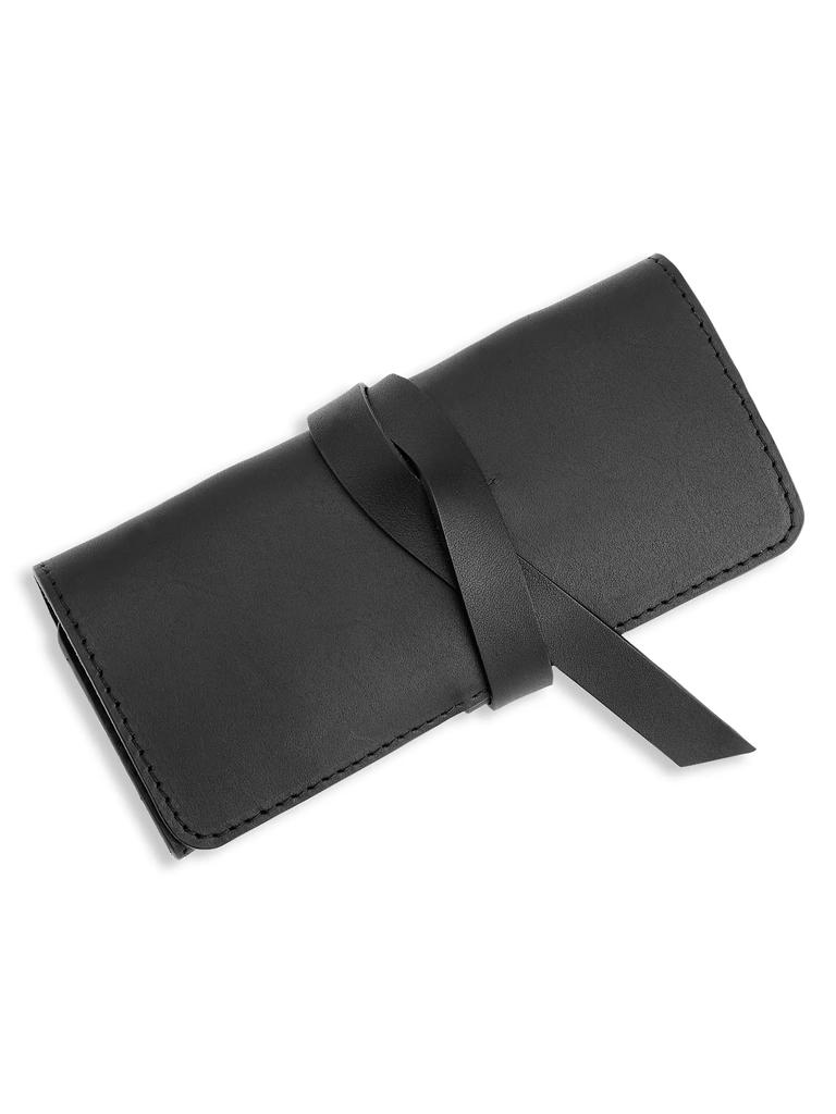 Royce New York Leather Tech Accessory Cord Roll Organizer