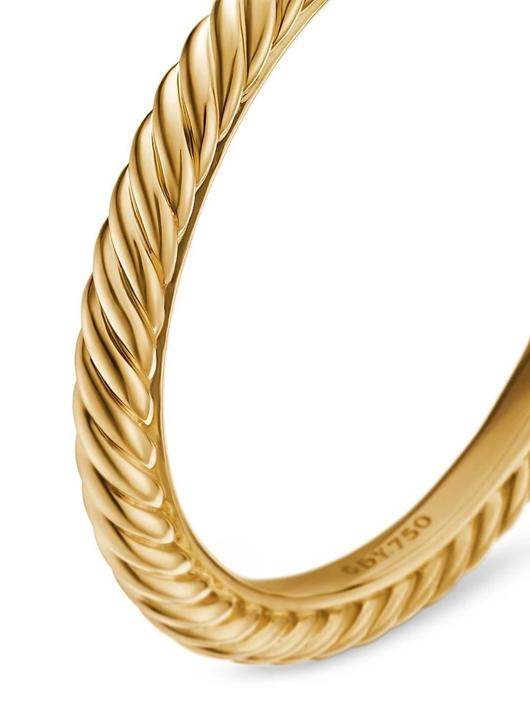 David Yurman Cable Collectibles Stack Ring in 18K Yellow Gold, 2mm 7