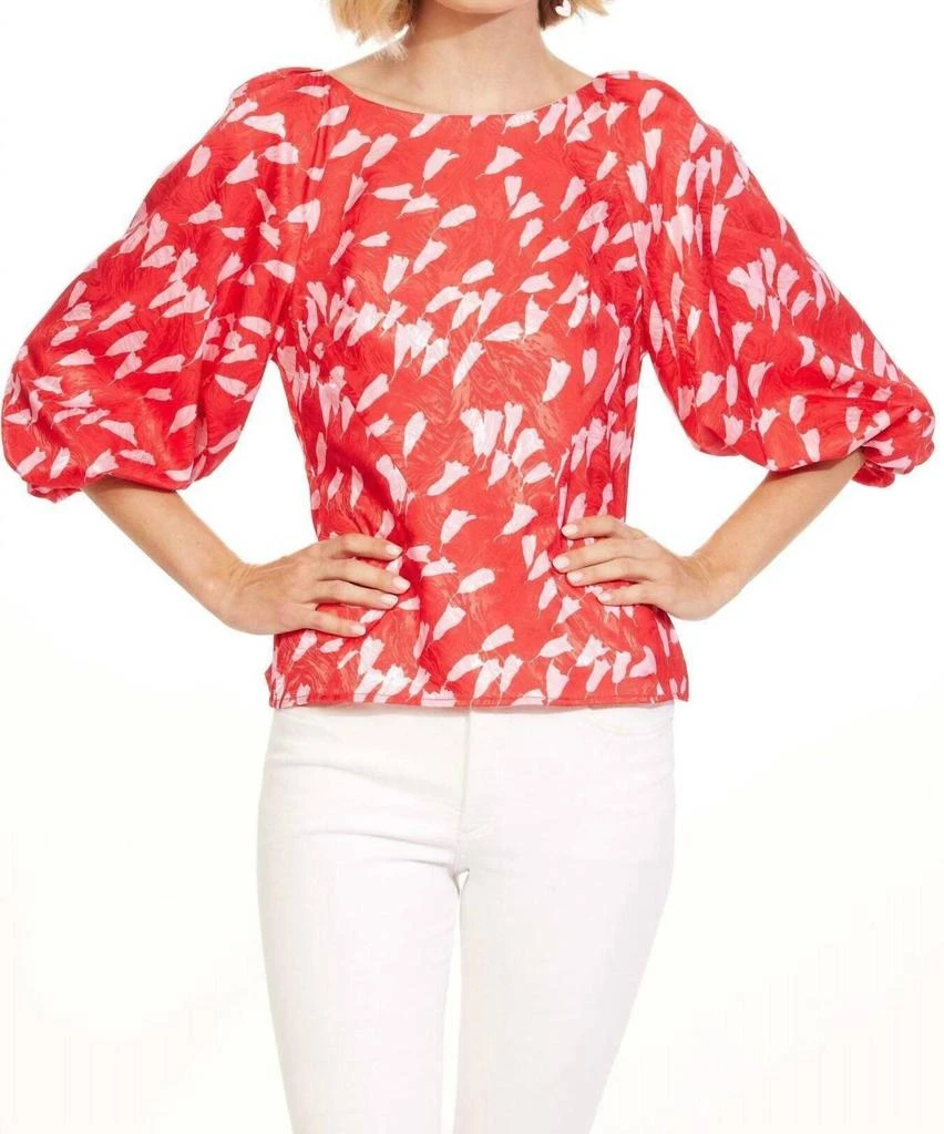Eva Franco Jolen Top In Taffy Bloom 1