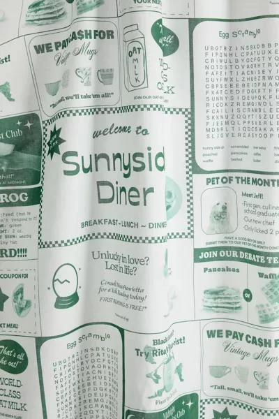 Urban Outfitters Diner Shower Curtain 2