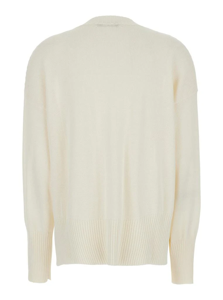 MAURO GRIFONI Mauro Grifoni Crewneck Sweater with Ribbed Details 2