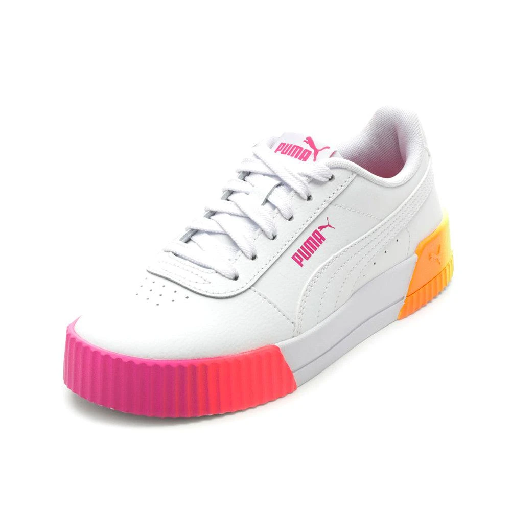 Puma Carina Neon Fade Sneakers (Big Kid) 2