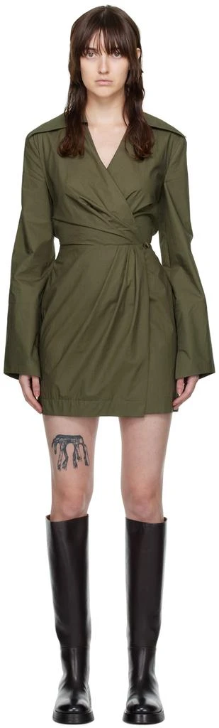 Nanushka Khaki Esma Minidress 1