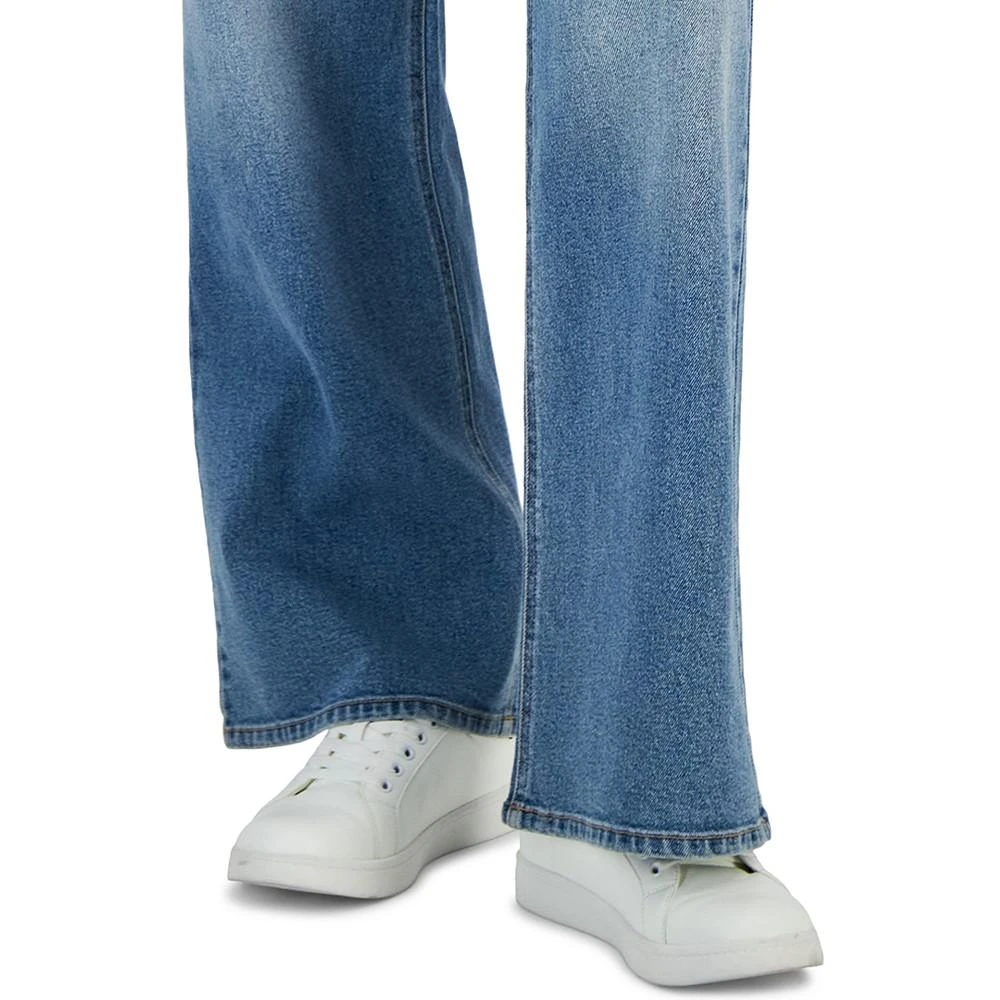 Tinseltown Juniors' High Rise Wide Leg Jeans 6