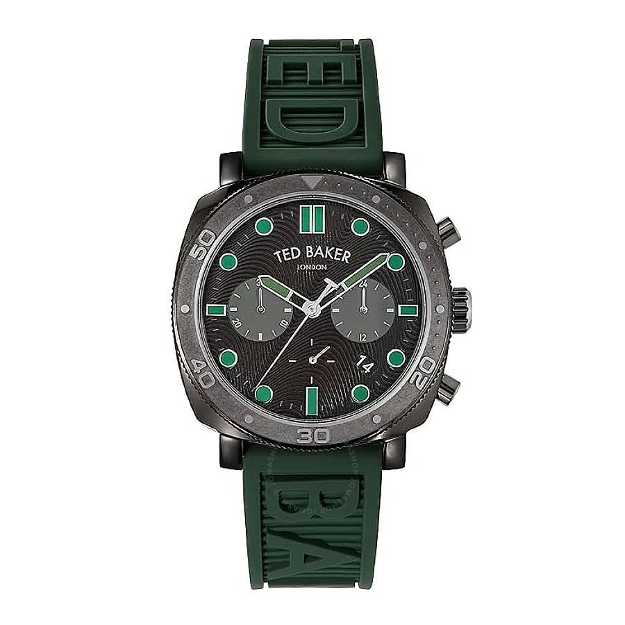 Ted Baker London Caine Chronograph Quartz Black Dial Men's Watch BKPCNF203 1