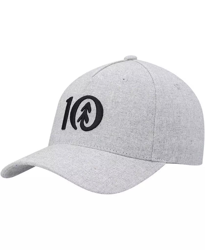 tentree Men's Heathered Gray Logo Altitude Snapback Hat