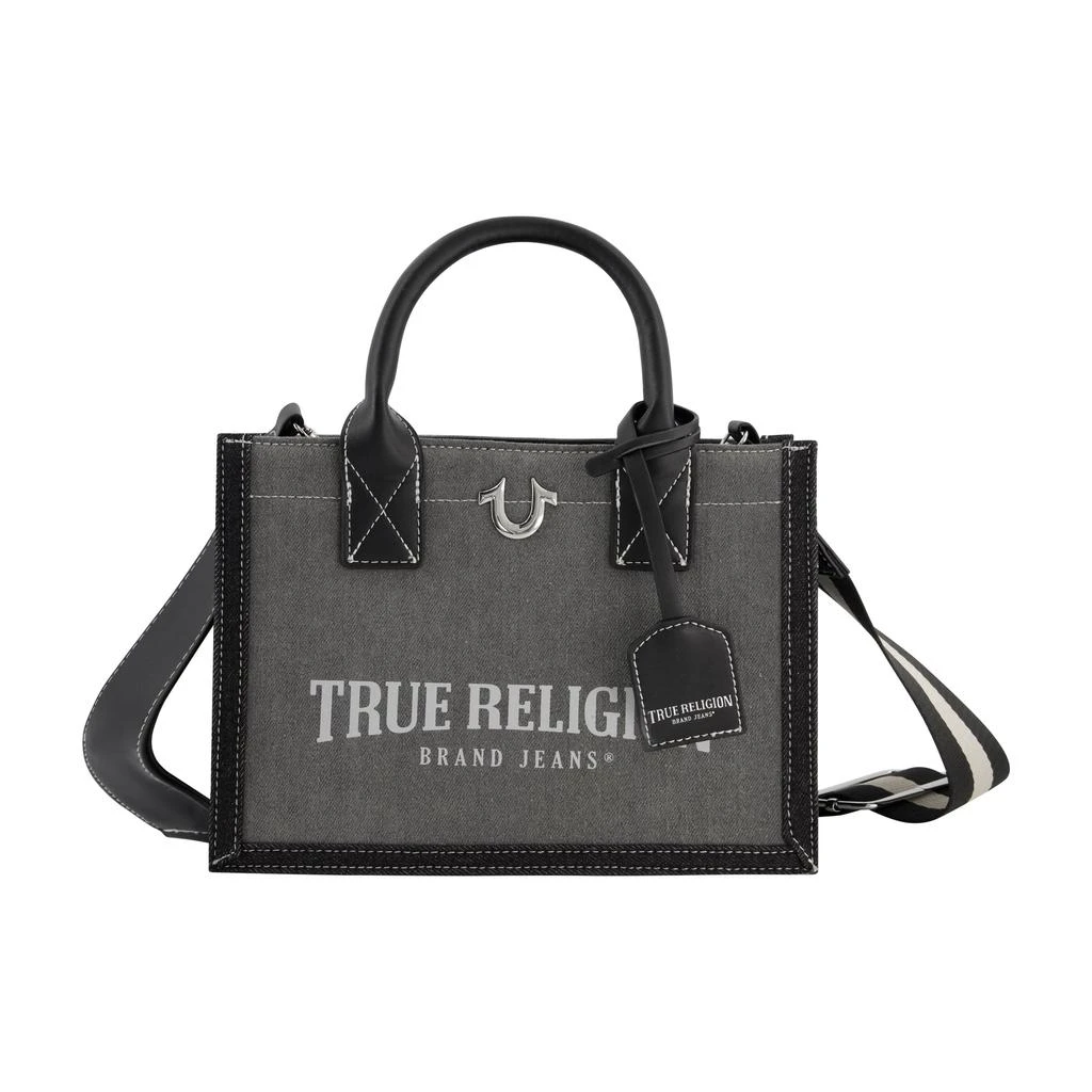 True Religion Modern Edge Denim Tote 1