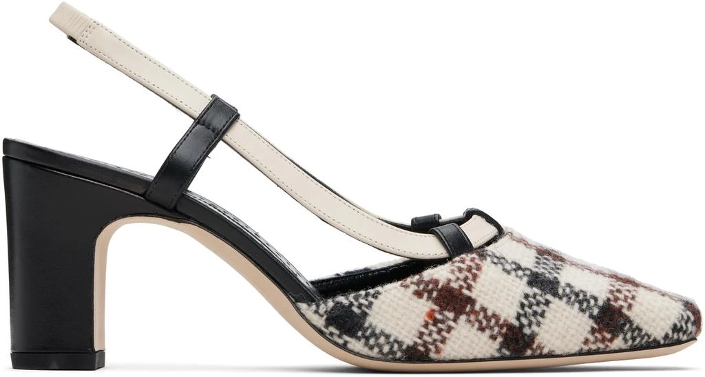 Manolo Blahnik Off-White Vestal Heels