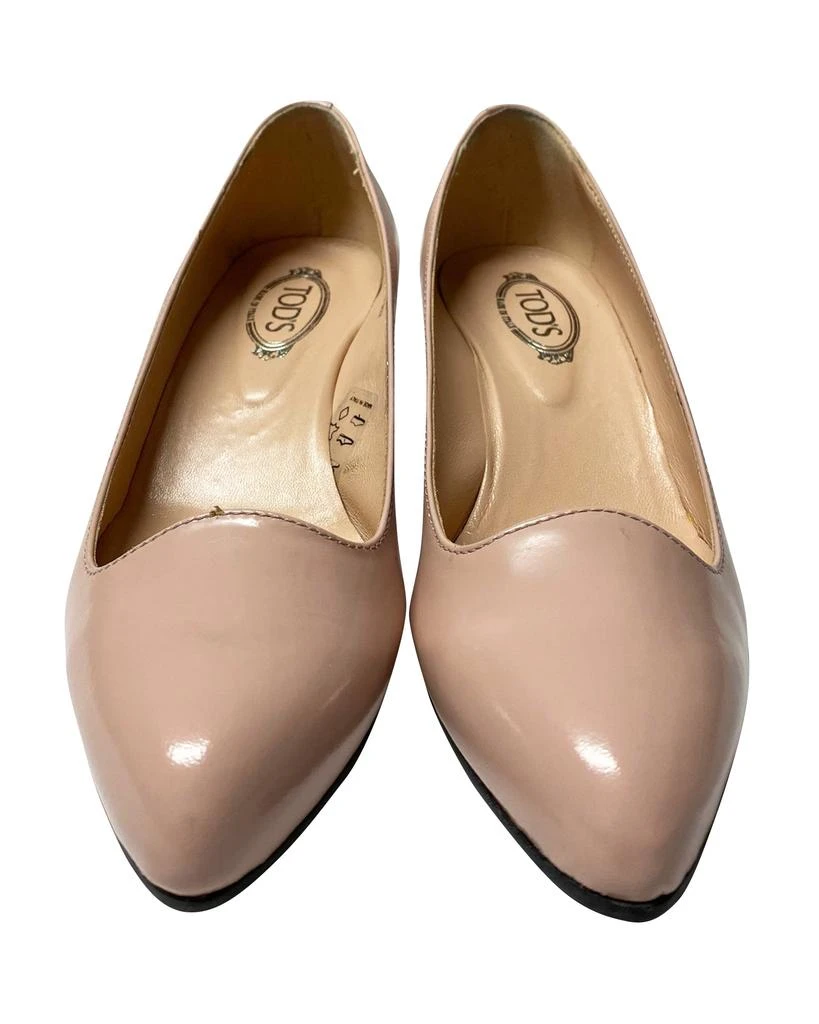 Tod's Tod's Pointed Wedge in Pink Leather 3