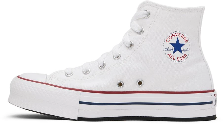 Converse Kids White Platform Chuck Taylor All Star Big Kids Sneakers 3