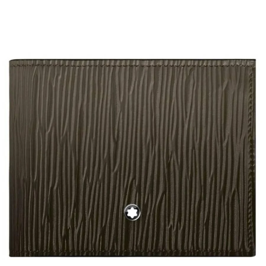 MontBlanc Khaki 4810 Leather Bi-Fold Wallet 1