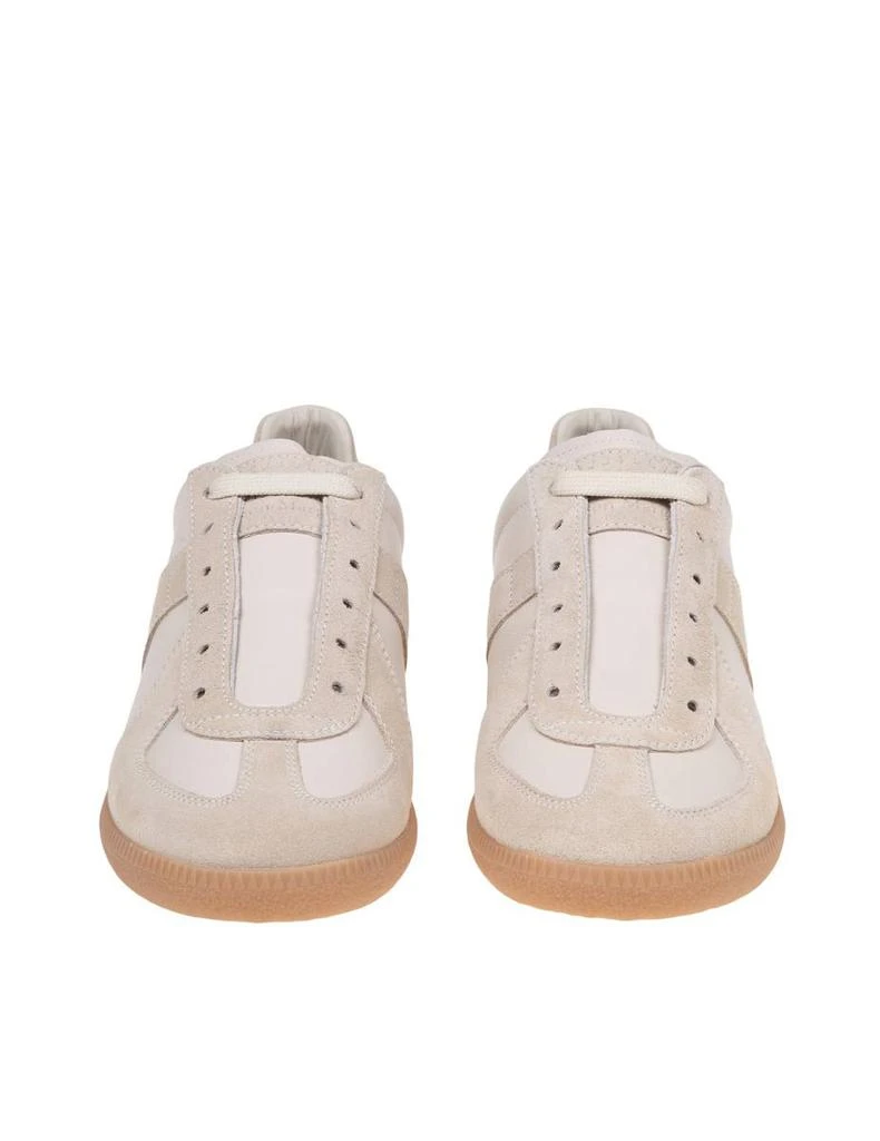 MAISON MARGIELA MAISON MARGIELA SUEDE AND FABRIC SNEAKERS 3