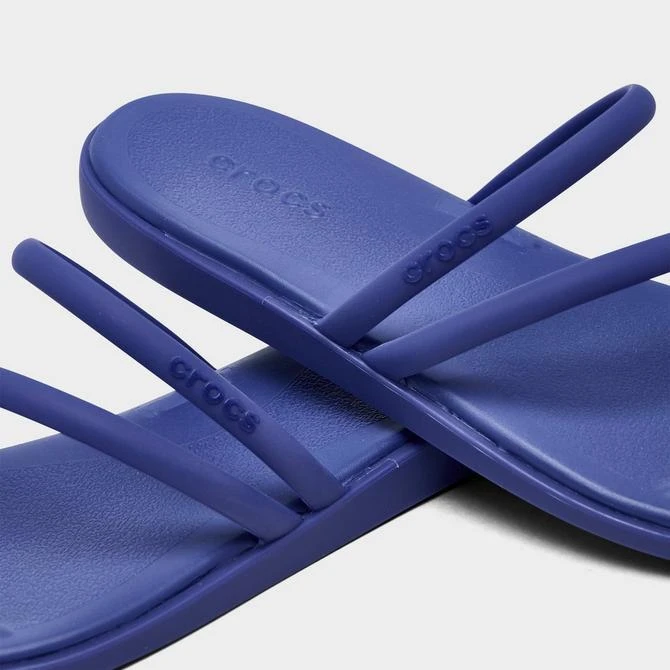 Crocs Women's Crocs Miami Metallic Toe Loop Sandals 3