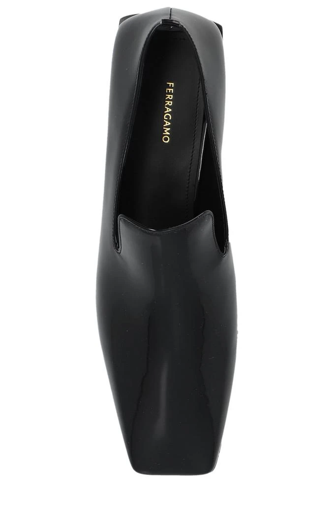 Salvatore Ferragamo Ferragamo Square-Toe Slip-On Loafers 5