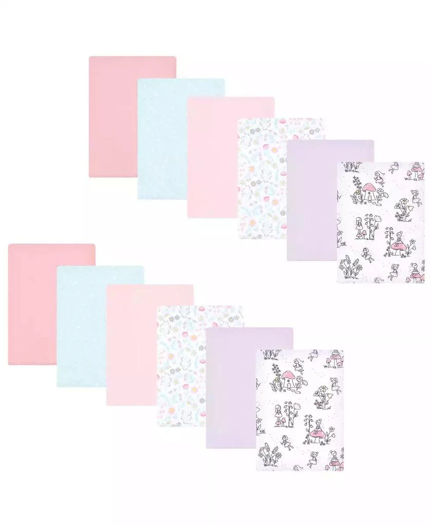 Hudson Girls 12Pk Flannel Burp Cloth