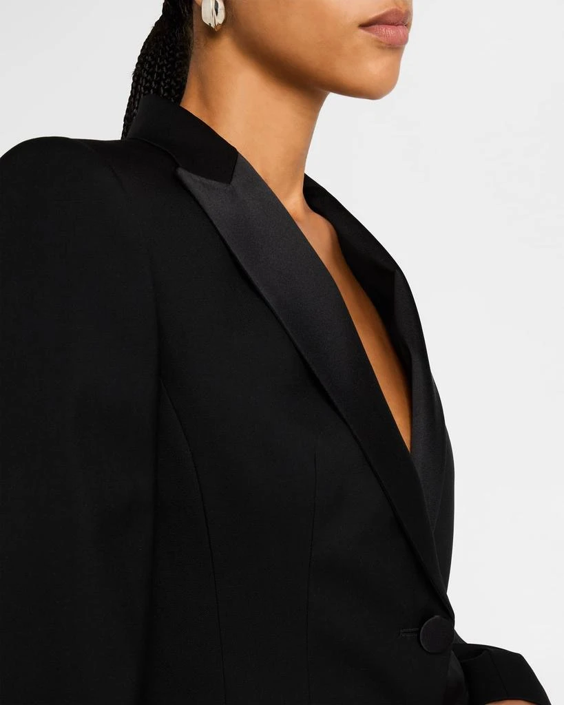 Alexander McQueen Single-Breasted Tuxedo Jacket 5