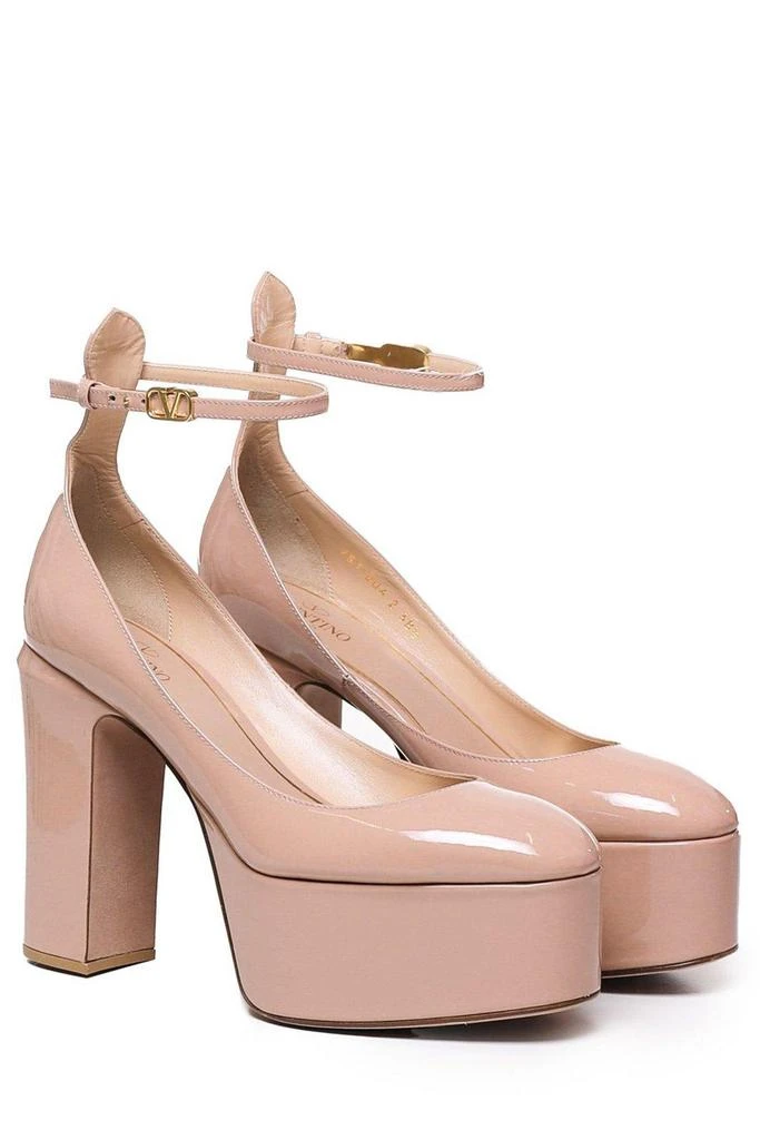 Valentino Tan-go Vlogo Plaque Platform Pumps 3