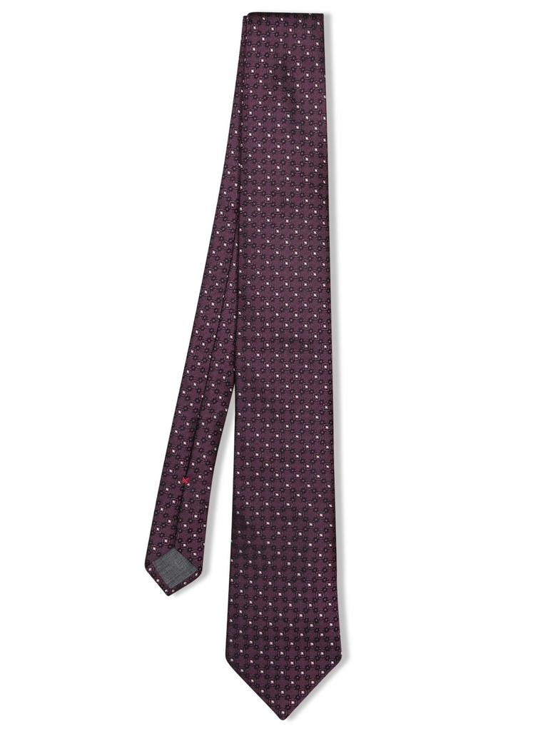 Brunello Cucinelli Brunello Cucinelli Dot-Jacquard Pointed Tip Tie