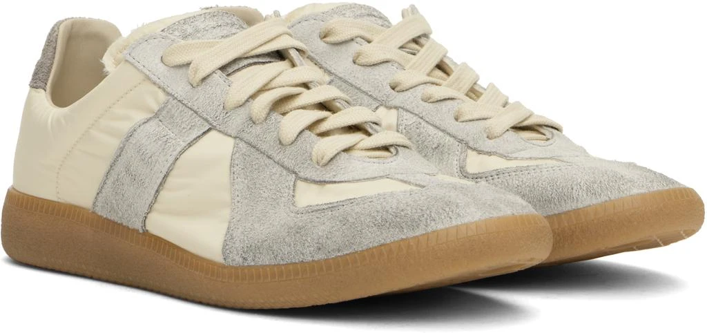 MAISON MARGIELA Yellow & Gray Replica Sneakers 4