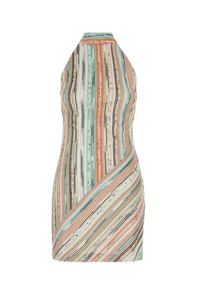ワンピース MISSONI Missoni Sleeveless Mini Dress Missoni - Green Multicolor Sleeveless Mini Dress