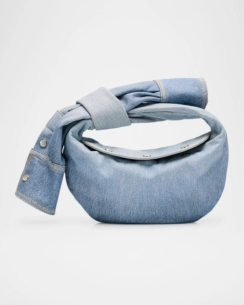 Bottega Veneta Jodie Mini Shirt Denim Top-Handle Bag 1