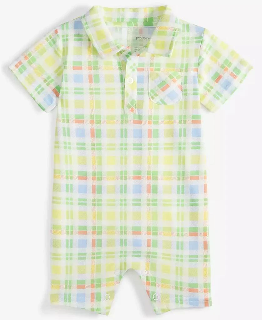 First Impressions Baby Boys Park Plaid Sunsuit, Exclusively at Macy's 1