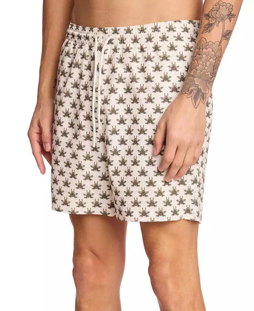Paisley & Gray Men's Gilligan Printed Drawstring 6" Swim Trunks 3