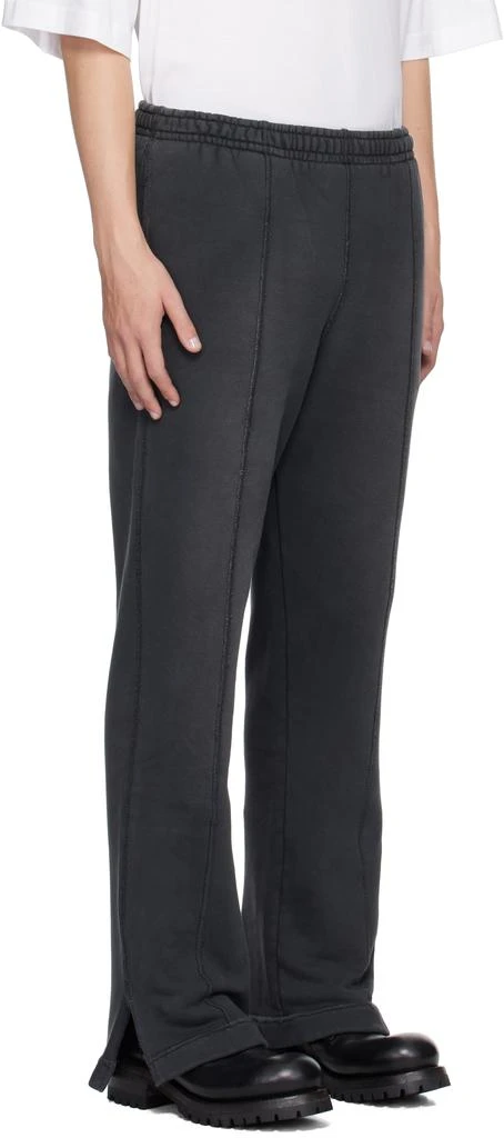 Represent Black Stepped Hem Sweatpants 2