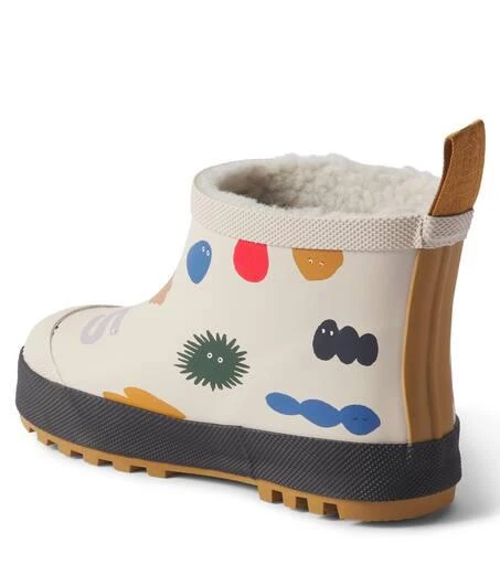 Liewood Jesse faux shearling-lined rain boots 2