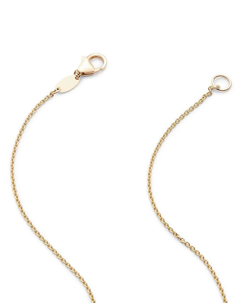 Alberto Amati 14K Yellow Gold Diamond Circle Pendant Necklace, 16" 4