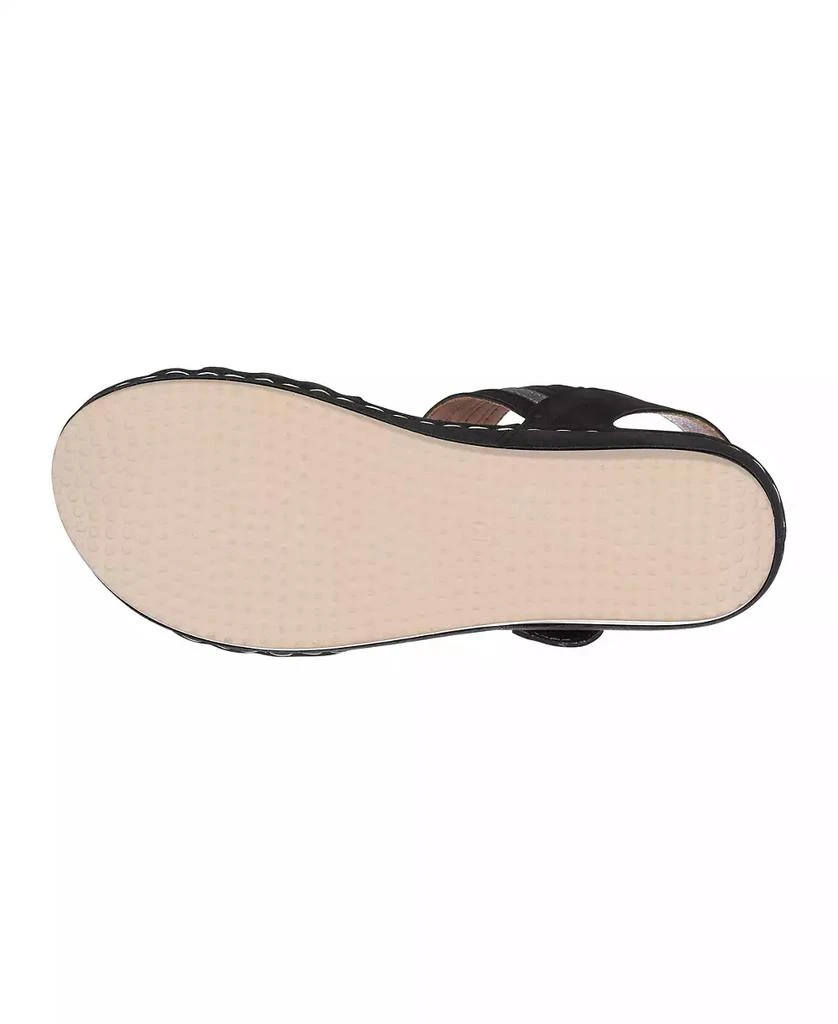 GC Shoes Women's Samar Wedge Sandals 5