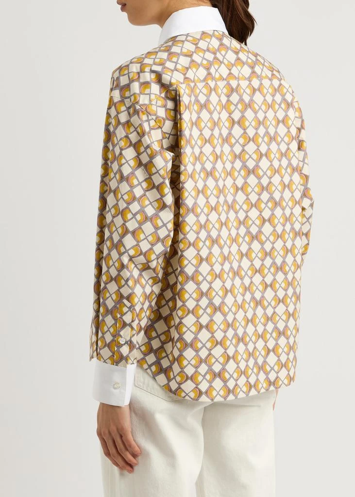 LA DOUBLE J Peggy printed pleated cotton shirt 3