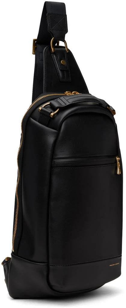 master-piece Black Gloss Sling Bag 2